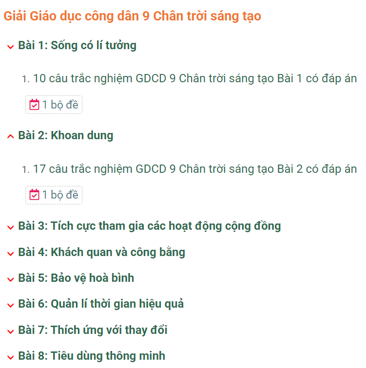 Học online GDCD 9 Chân trời sáng tạo (hiệu quả nhất)