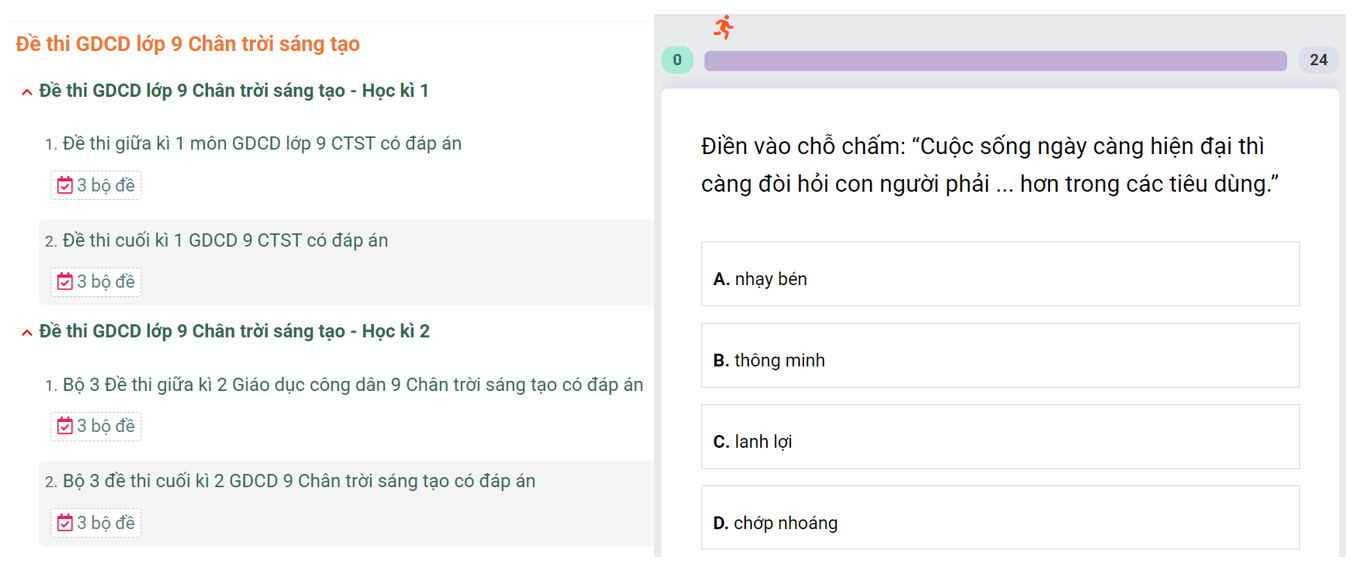 Học online GDCD 9 Chân trời sáng tạo (hiệu quả nhất)