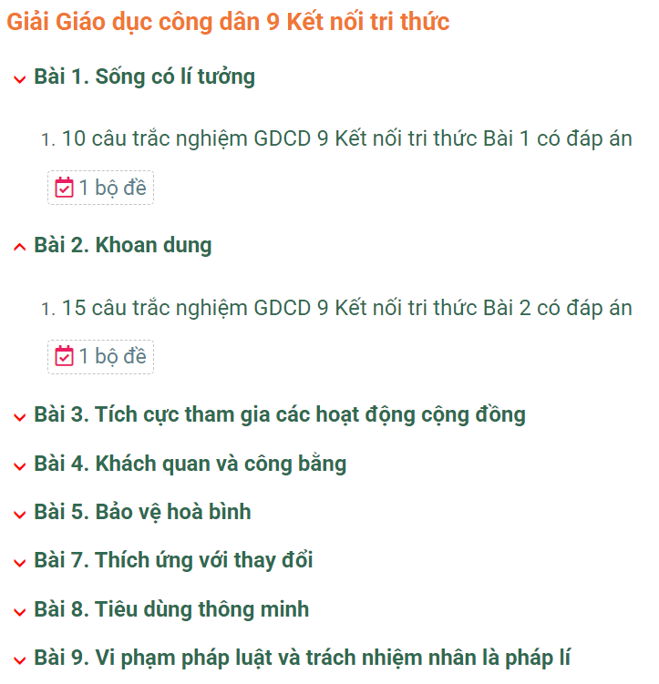 Học online GDCD 9 Kết nối tri thức (hiệu quả nhất)