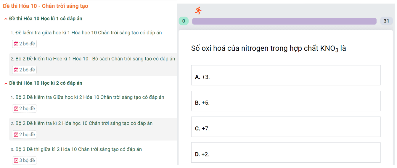 Học online Hóa học 10 Chân trời sáng tạo (hiệu quả nhất)