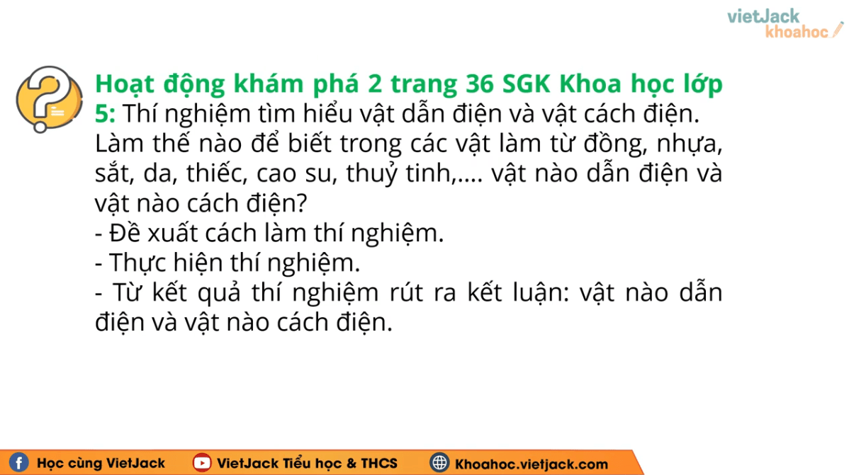 Học online Khoa học lớp 5 Kết nối tri thức (hiệu quả nhất)