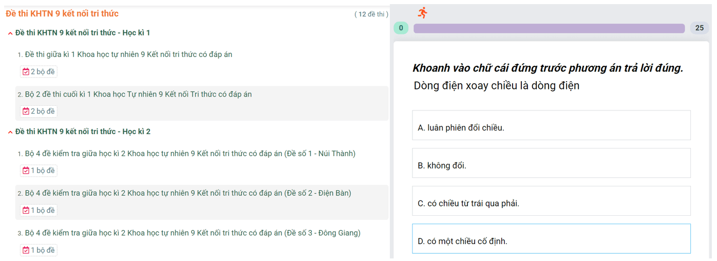 Học online Khoa học tự nhiên 9 Kết nối tri thức (hiệu quả nhất)