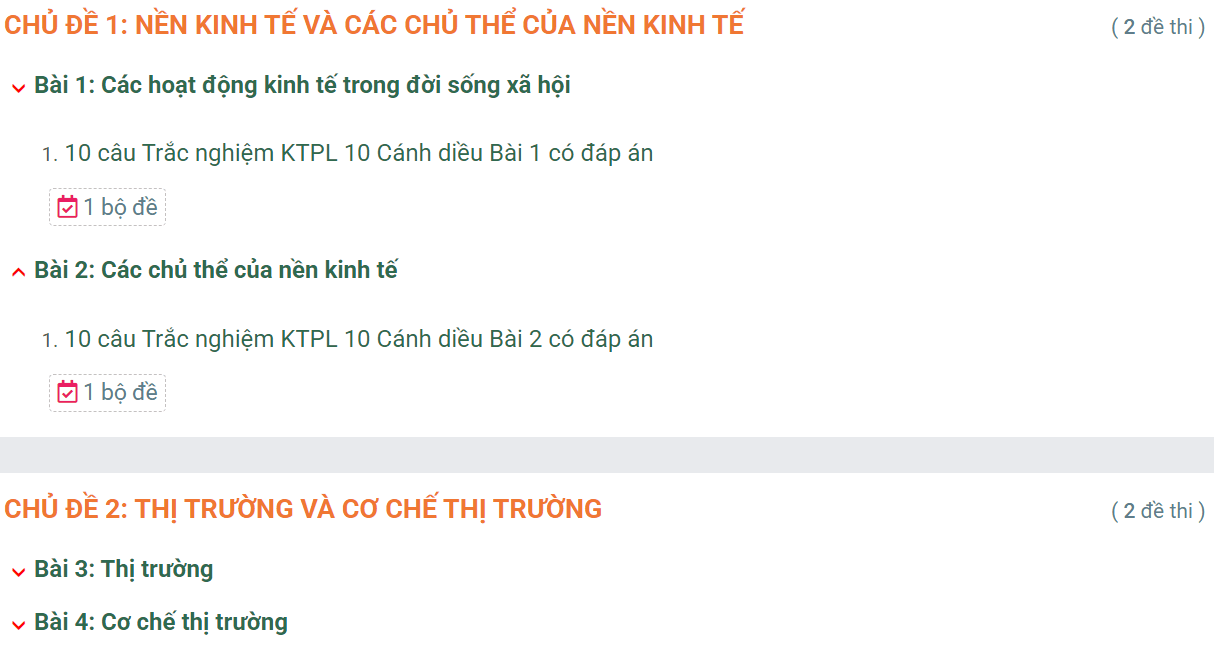 Học online Kinh tế và Pháp luật 10 Cánh diều (hiệu quả nhất)