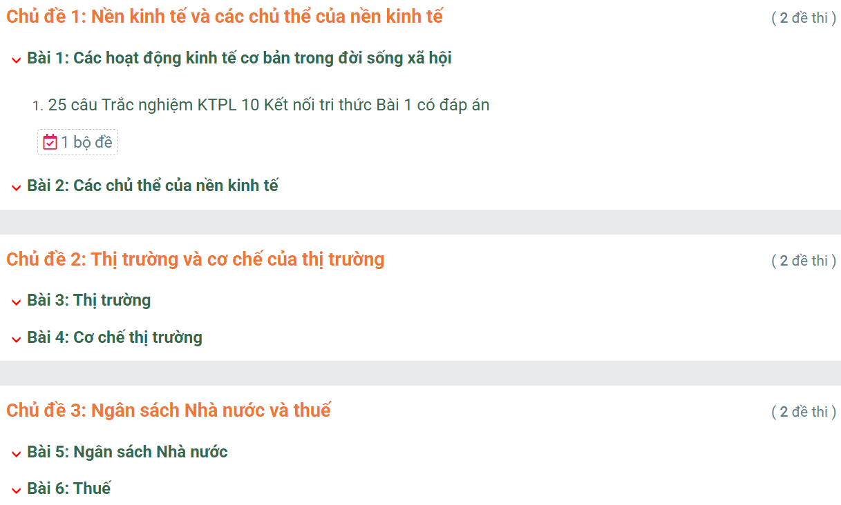 Học online Kinh tế và Pháp luật 10 Kết nối tri thức (hiệu quả nhất)