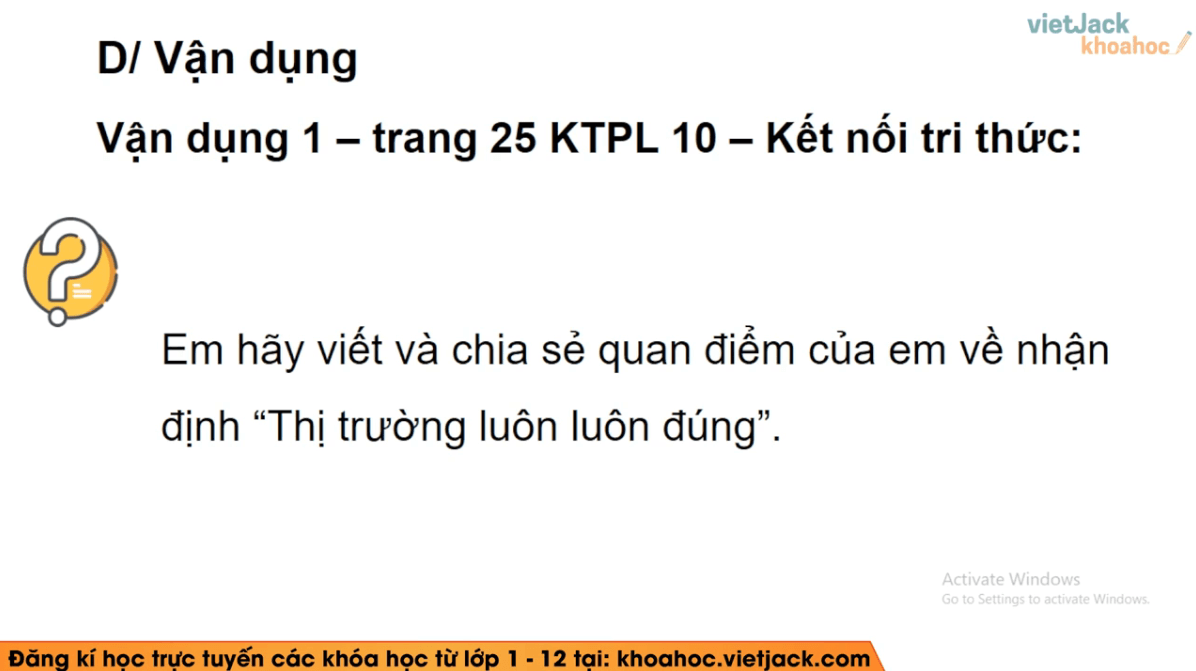 Học online Kinh tế và Pháp luật 10 Kết nối tri thức (hiệu quả nhất)