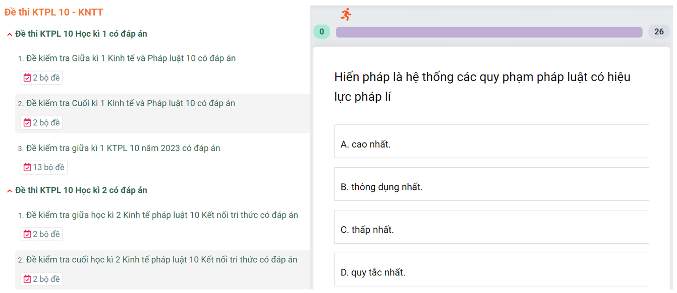 Học online Kinh tế và Pháp luật 10 Kết nối tri thức (hiệu quả nhất)