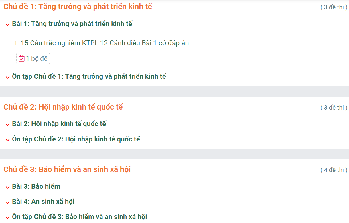 Học online Kinh tế và Pháp luật 12 Cánh diều (hiệu quả nhất)