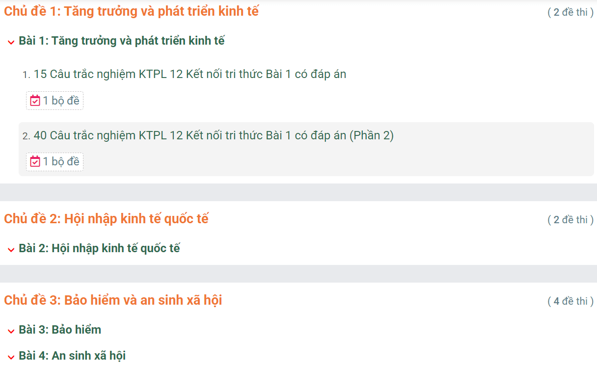 Học online Kinh tế và Pháp luật 12 Kết nối tri thức (hiệu quả nhất)