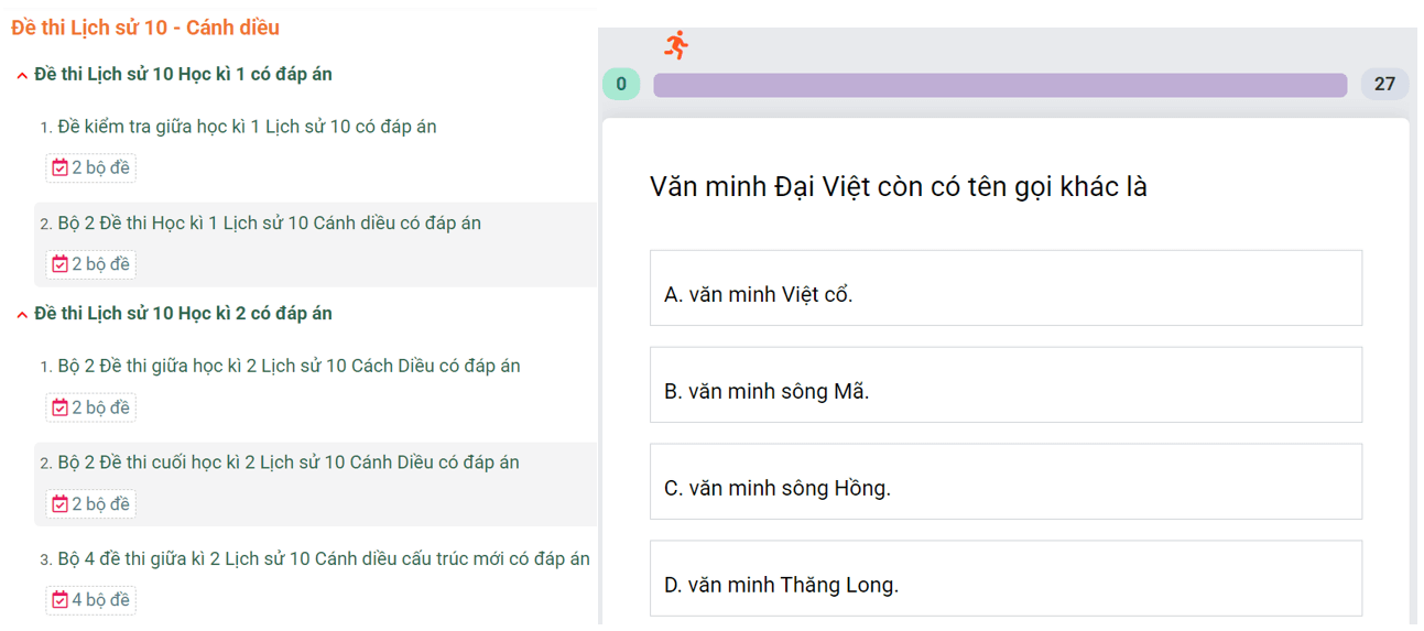 Học online Lịch Sử 10 Cánh diều (hiệu quả nhất)