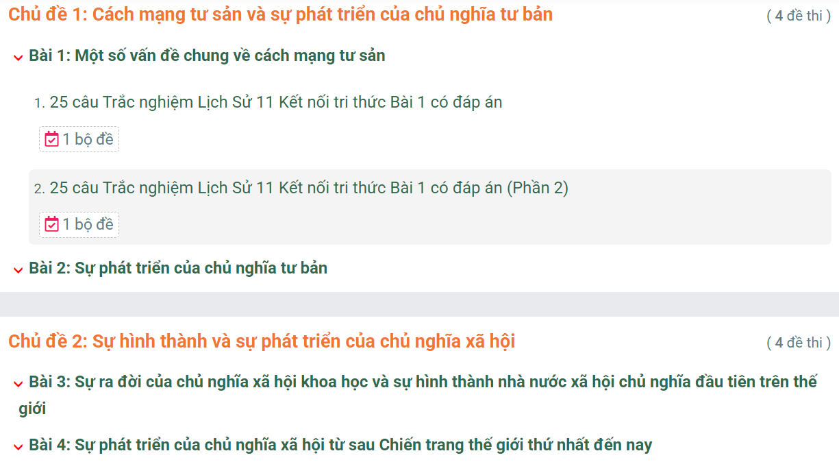 Học online Lịch Sử 11 Kết nối tri thức (hiệu quả nhất)