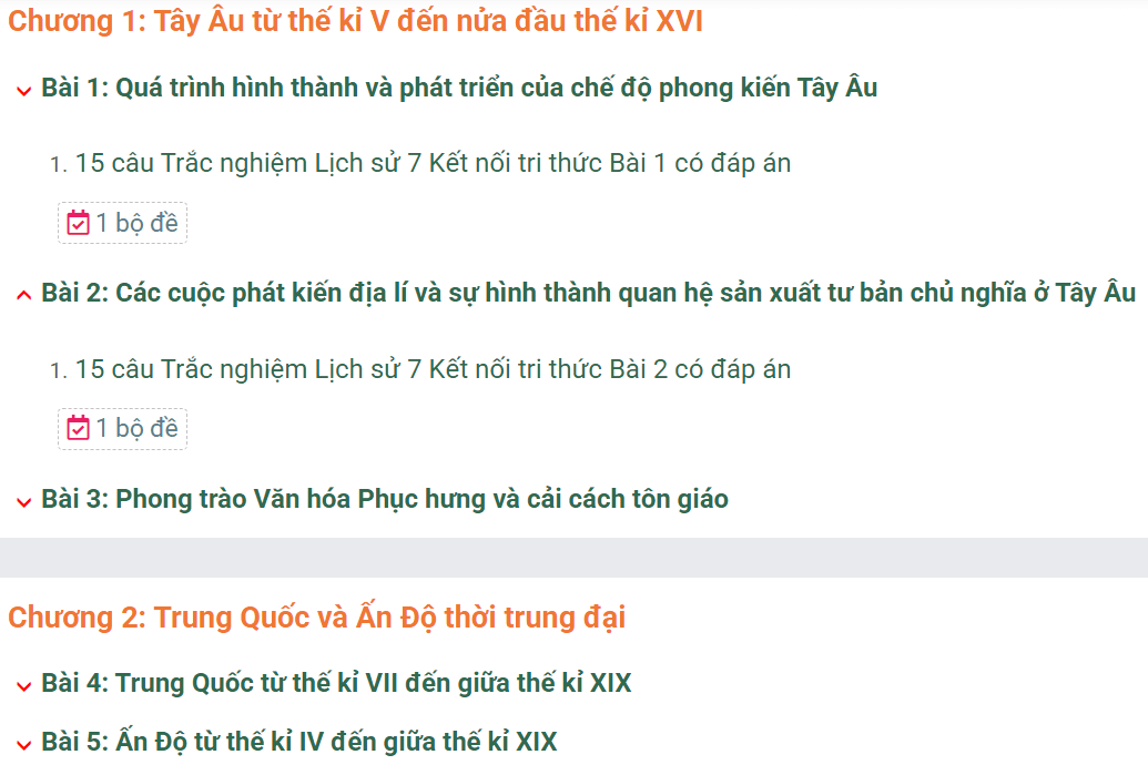 Học online Lịch Sử 7 Kết nối tri thức (hiệu quả nhất)