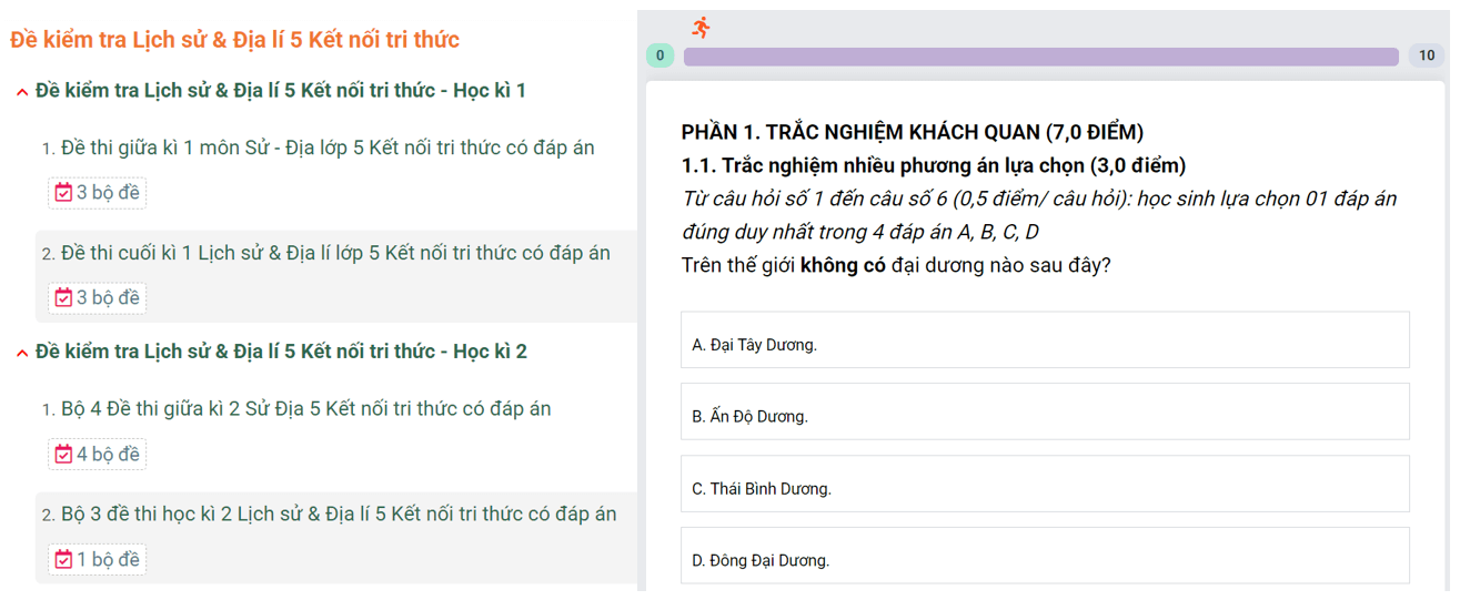 Học online Lịch Sử & Địa Lí lớp 5 Kết nối tri thức (hiệu quả nhất)