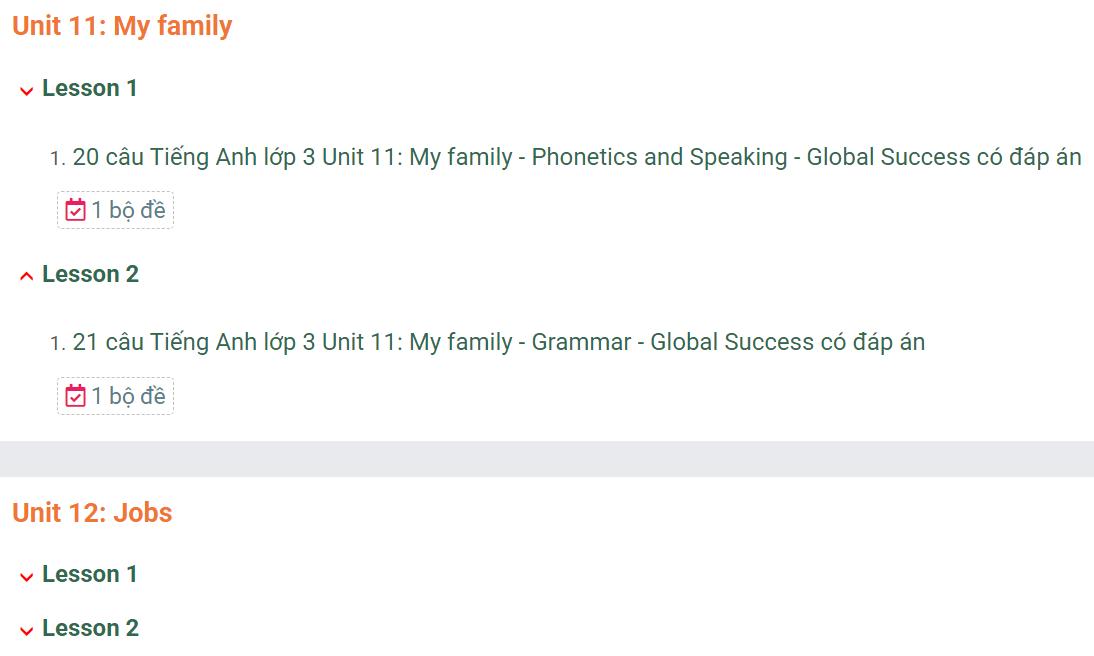 Học online Tiếng Anh lớp 3 Global Success (hiệu quả nhất)