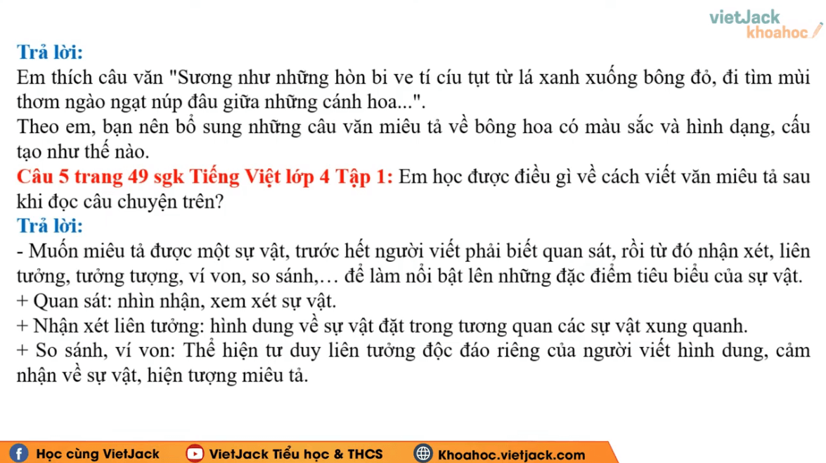 Học online Tiếng Việt lớp 4 Kết nối tri thức (hiệu quả nhất)