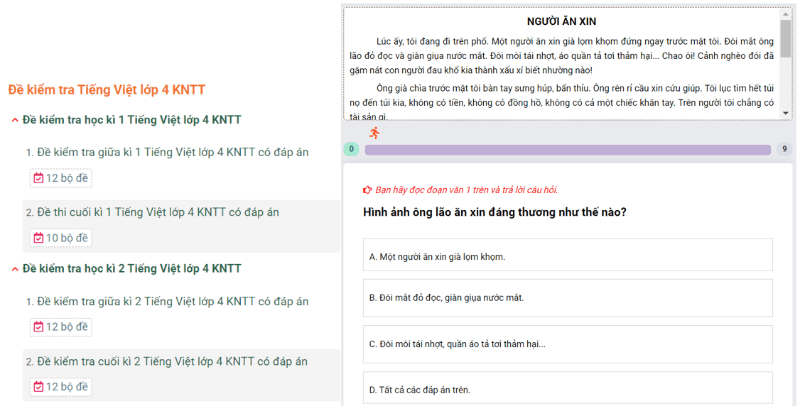 Học online Tiếng Việt lớp 4 Kết nối tri thức (hiệu quả nhất)