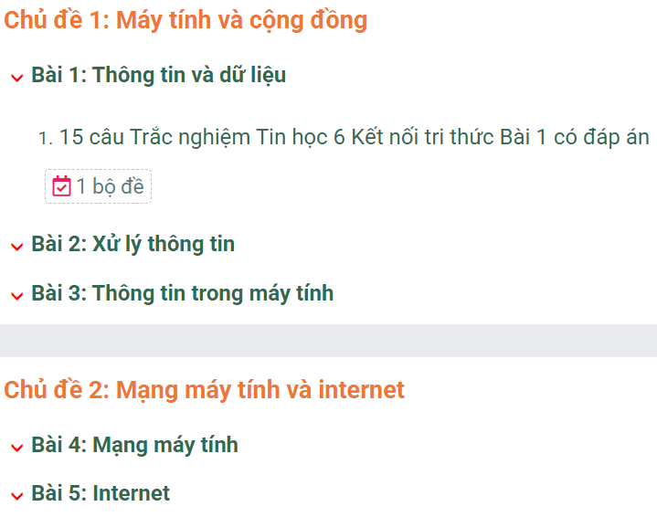 Học online Tin học 6 Kết nối tri thức (hiệu quả nhất)