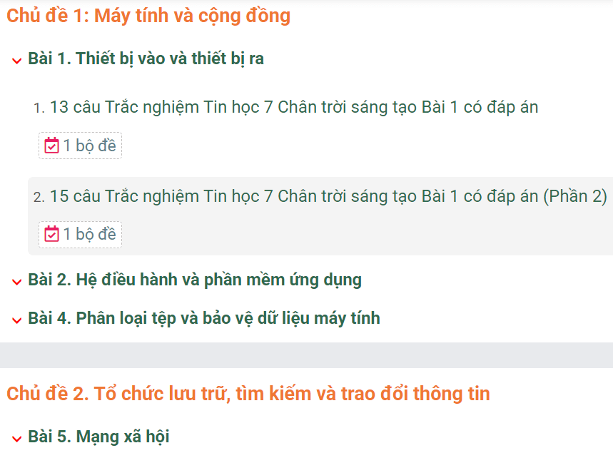 Học online Tin học 7 Chân trời sáng tạo (hiệu quả nhất)