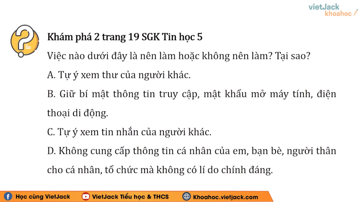 Học online Tin học lớp 5 Chân trời sáng tạo (hiệu quả nhất)
