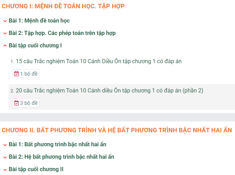 Học online Toán 10 Cánh diều (hiệu quả nhất)