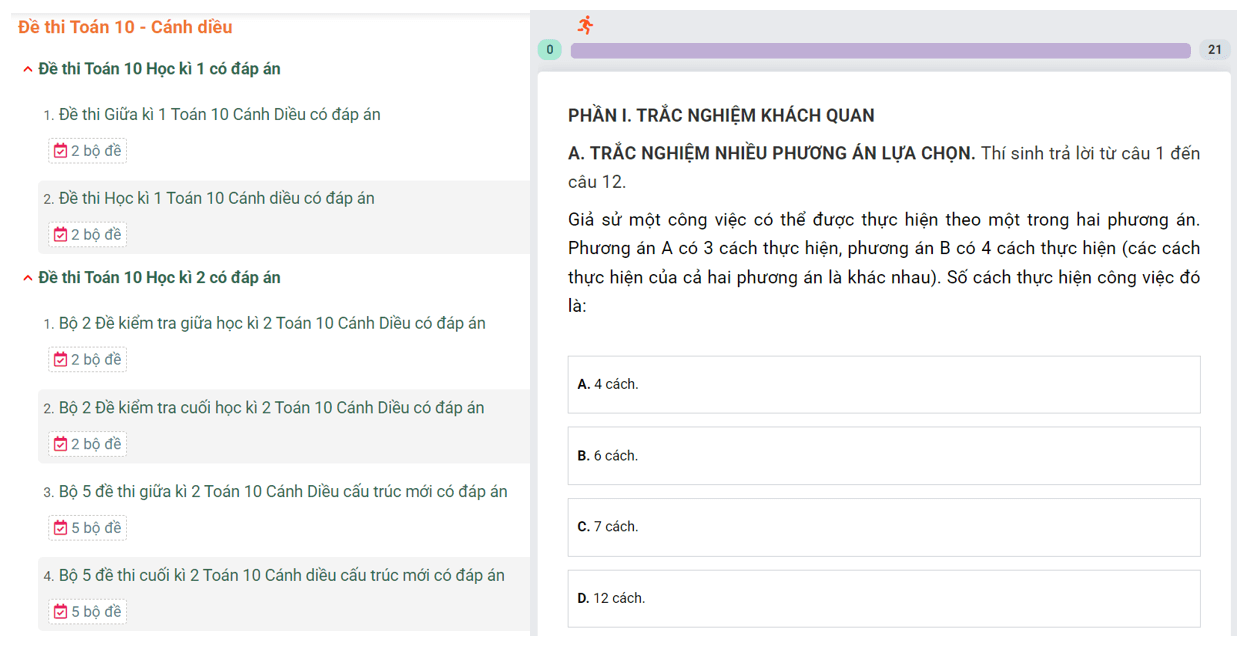 Học online Toán 10 Cánh diều (hiệu quả nhất)