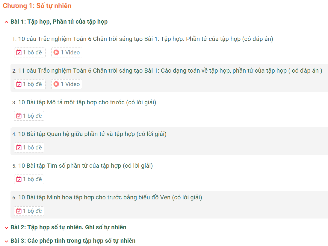 Học online Toán 6 Chân trời sáng tạo (hiệu quả nhất)