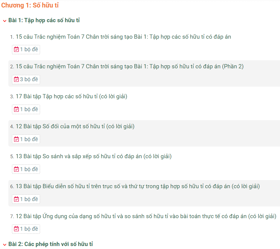 Học online Toán 7 Chân trời sáng tạo (hiệu quả nhất)