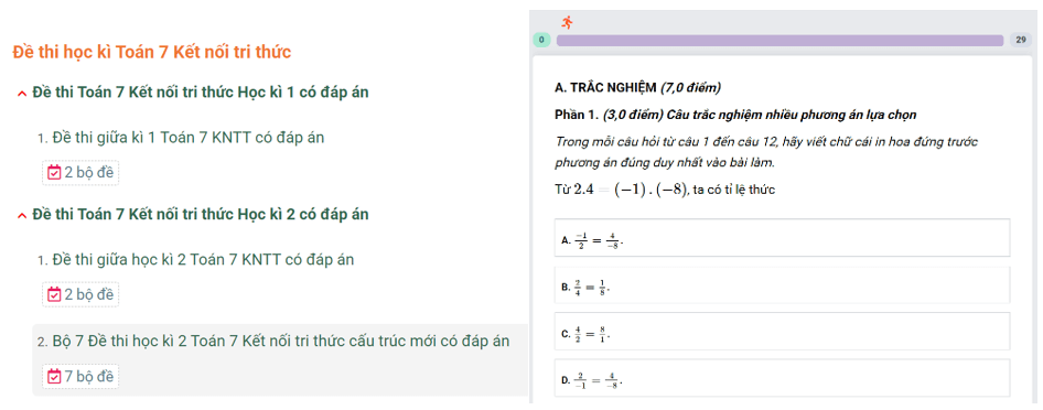 Học online Toán 7 Kết nối tri thức (hiệu quả nhất)