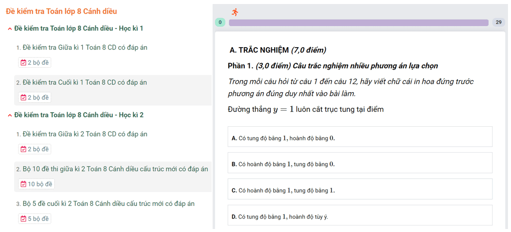 Học online Toán 8 Cánh diều (hiệu quả nhất)