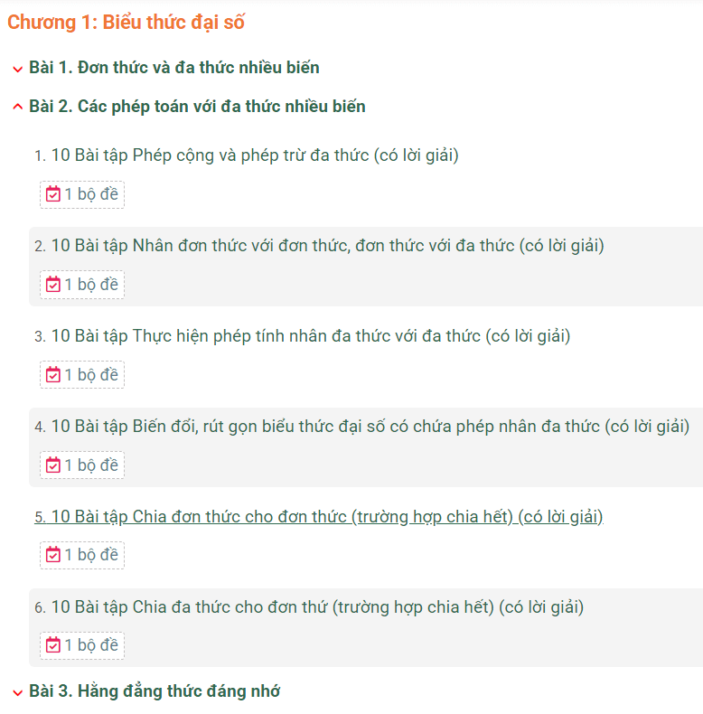 Học online Toán 8 Chân trời sáng tạo (hiệu quả nhất)