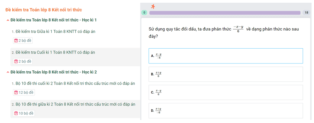 Học online Toán 8 Kết nối tri thức (hiệu quả nhất)
