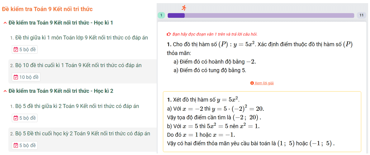 Học online Toán 9 Kết nối tri thức (hiệu quả nhất)