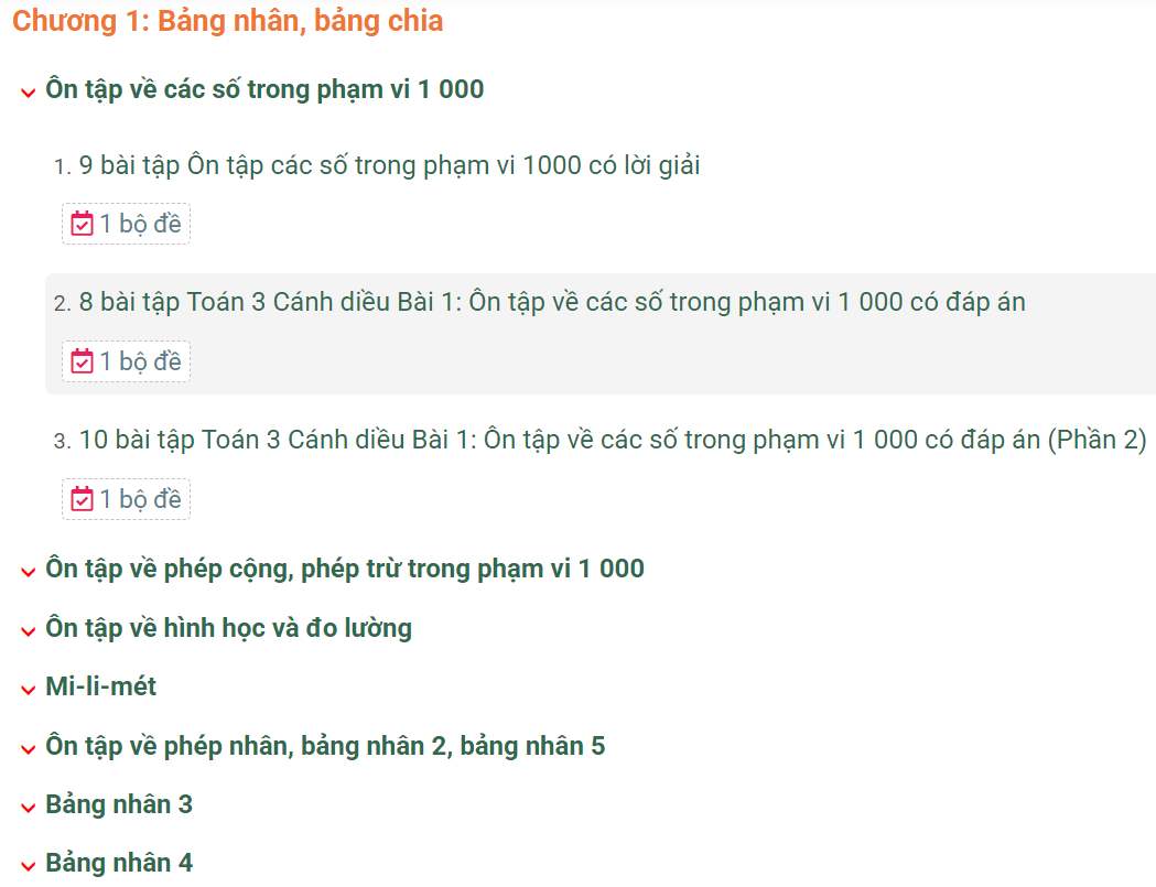 Học online Toán lớp 3 Cánh diều (hiệu quả nhất)