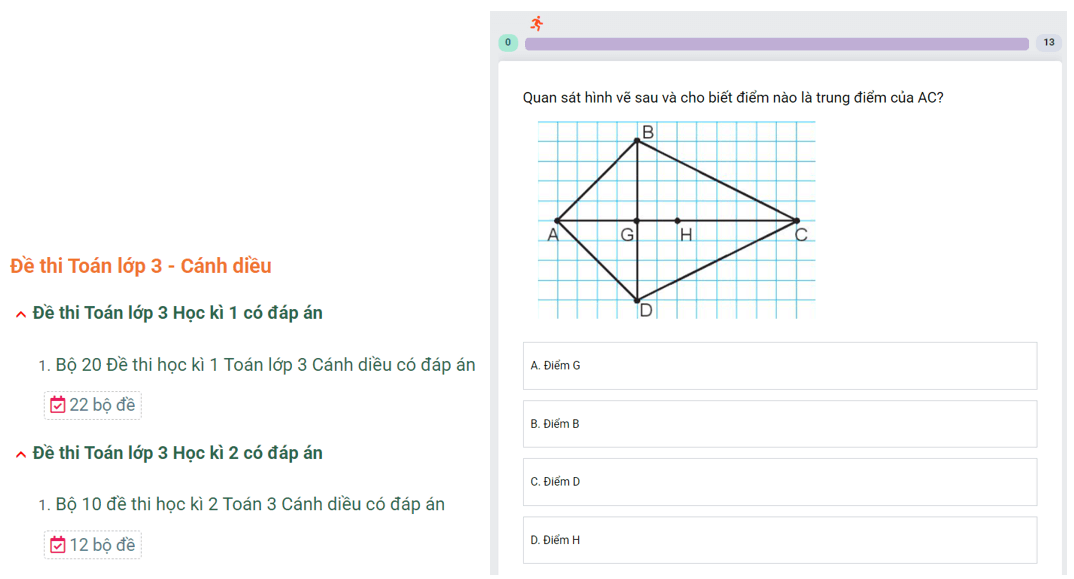 Học online Toán lớp 3 Cánh diều (hiệu quả nhất)