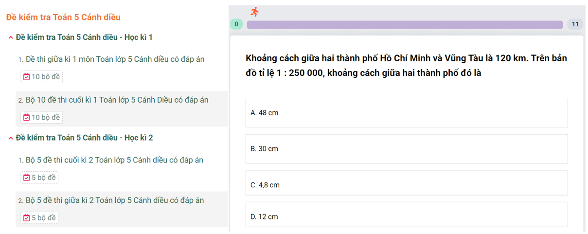 Học online Toán lớp 5 Cánh diều (hiệu quả nhất)