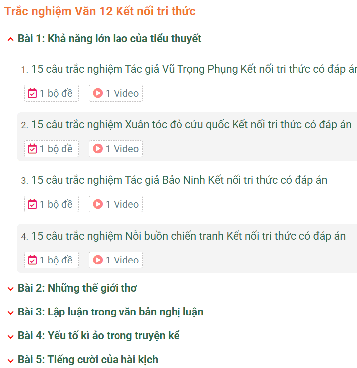 Học online Văn 12 Kết nối tri thức (hiệu quả nhất)