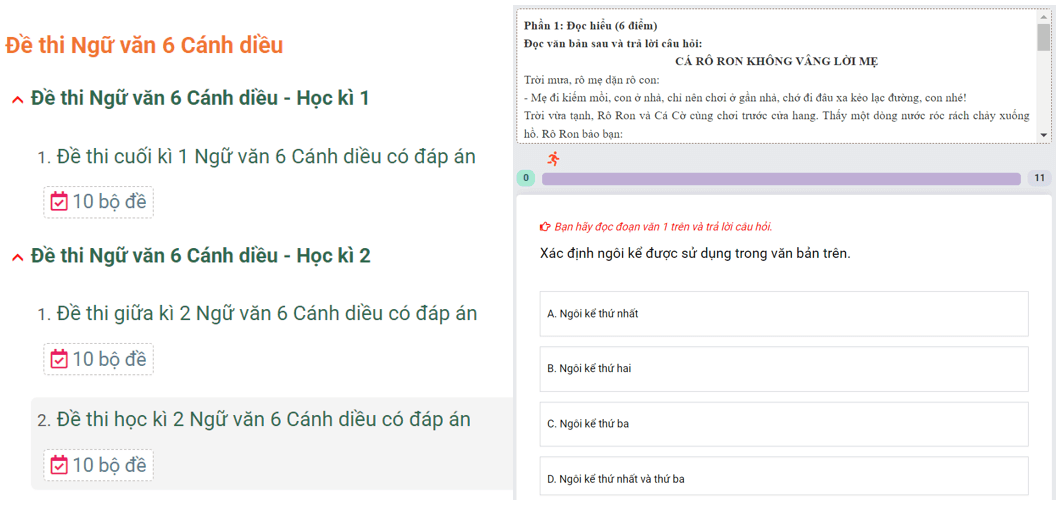 Học online Văn 6 Cánh diều (hiệu quả nhất)