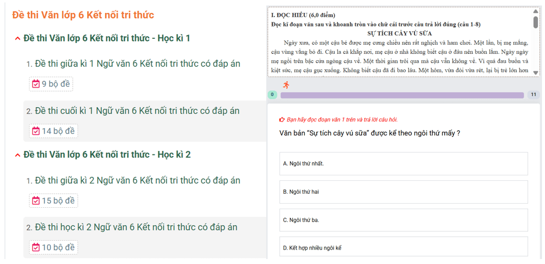 Học online Văn 6 Kết nối tri thức (hiệu quả nhất)
