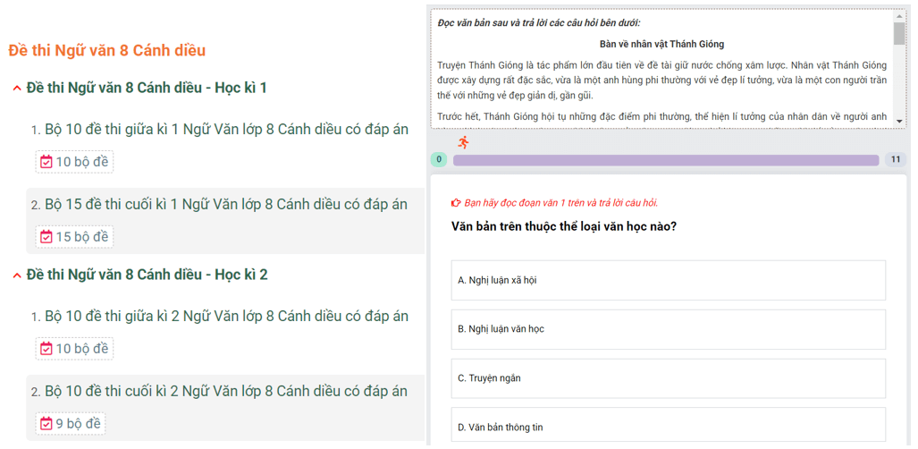 Học online Văn 8 Cánh diều (hiệu quả nhất)