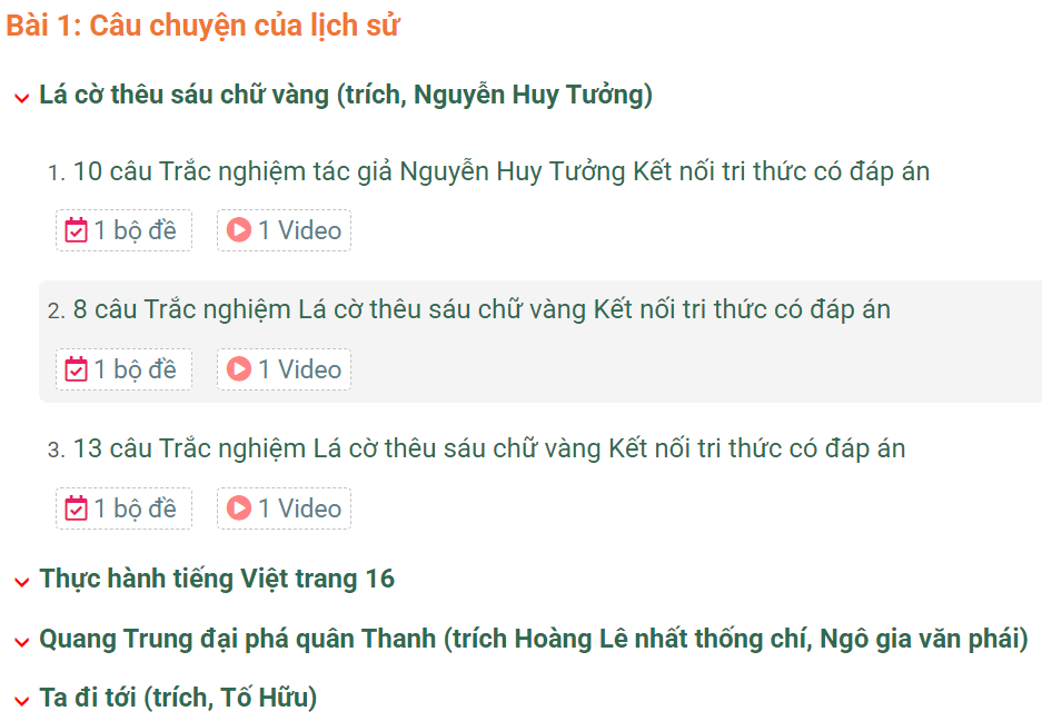 Học online Văn 8 Kết nối tri thức (hiệu quả nhất)