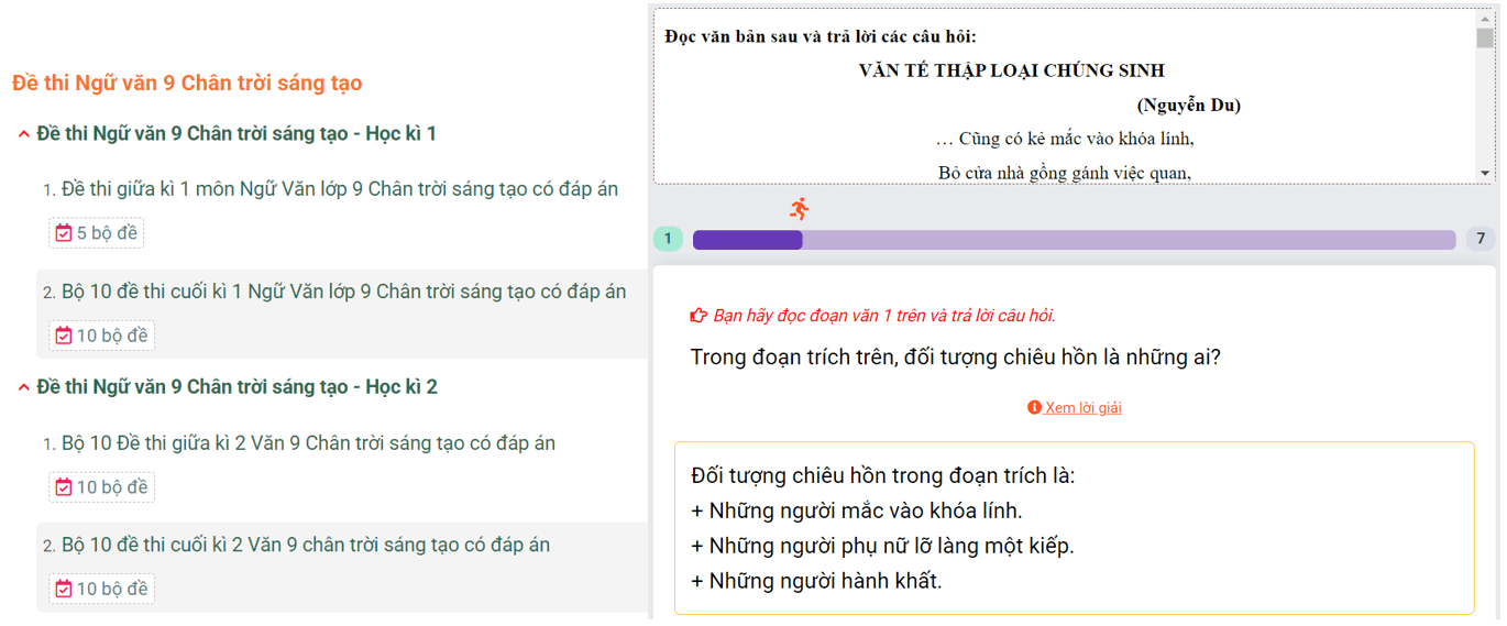 Học online Văn 9 Chân trời sáng tạo (hiệu quả nhất)