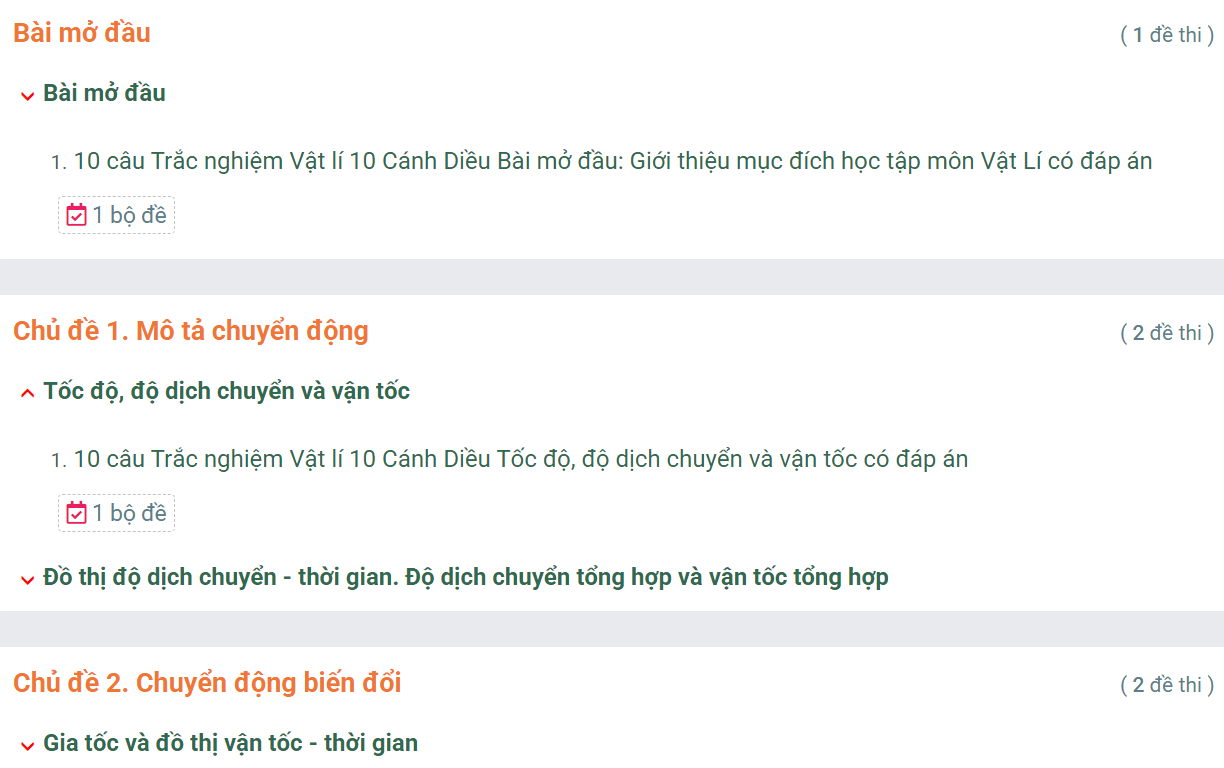 Học online Vật Lí 10 Cánh diều (hiệu quả nhất)