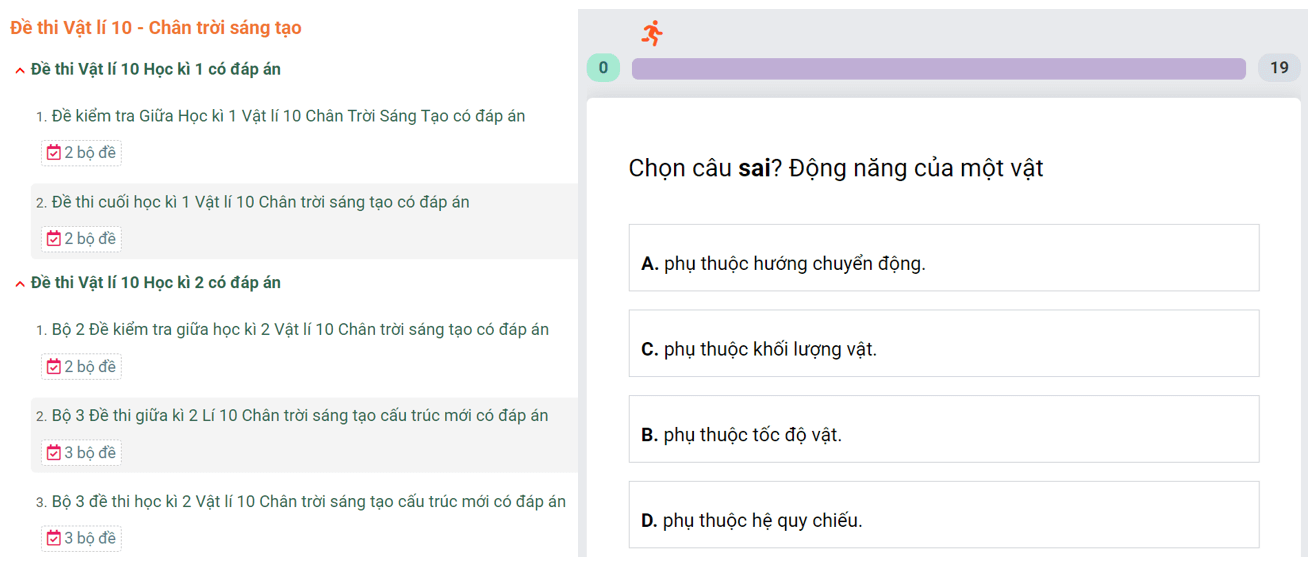 Học online Vật Lí 10 Chân trời sáng tạo (hiệu quả nhất)