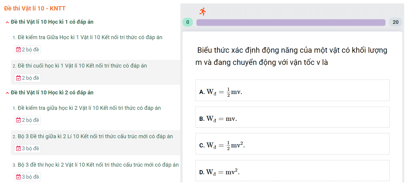 Học online Vật Lí 10 Kết nối tri thức (hiệu quả nhất)