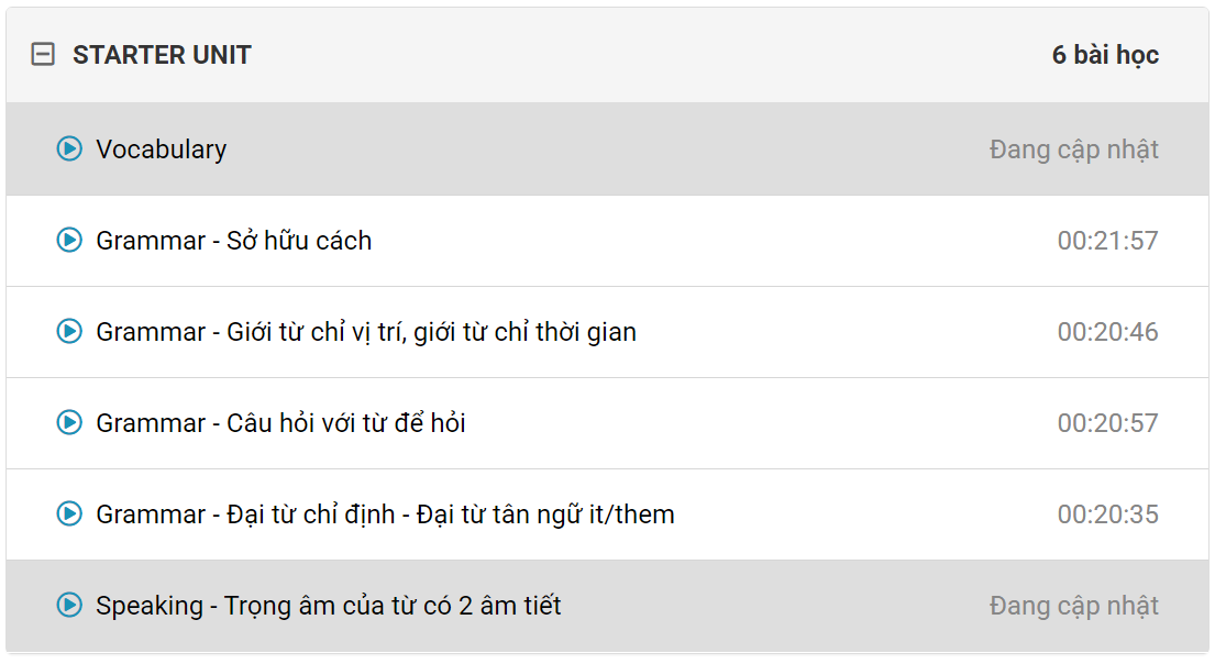 Khóa học online Tiếng Anh 6 Friends plus (hay nhất)