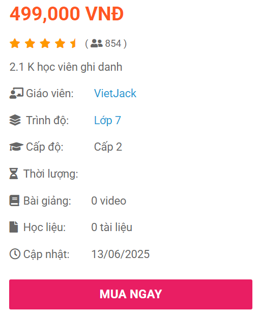 (Video) Khóa học online Tiếng Anh 7 Global Success (hay nhất)