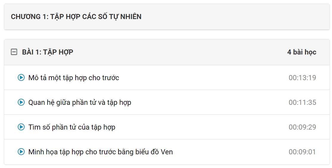 Khóa học online Toán 6 Kết nối tri thức (hay nhất)