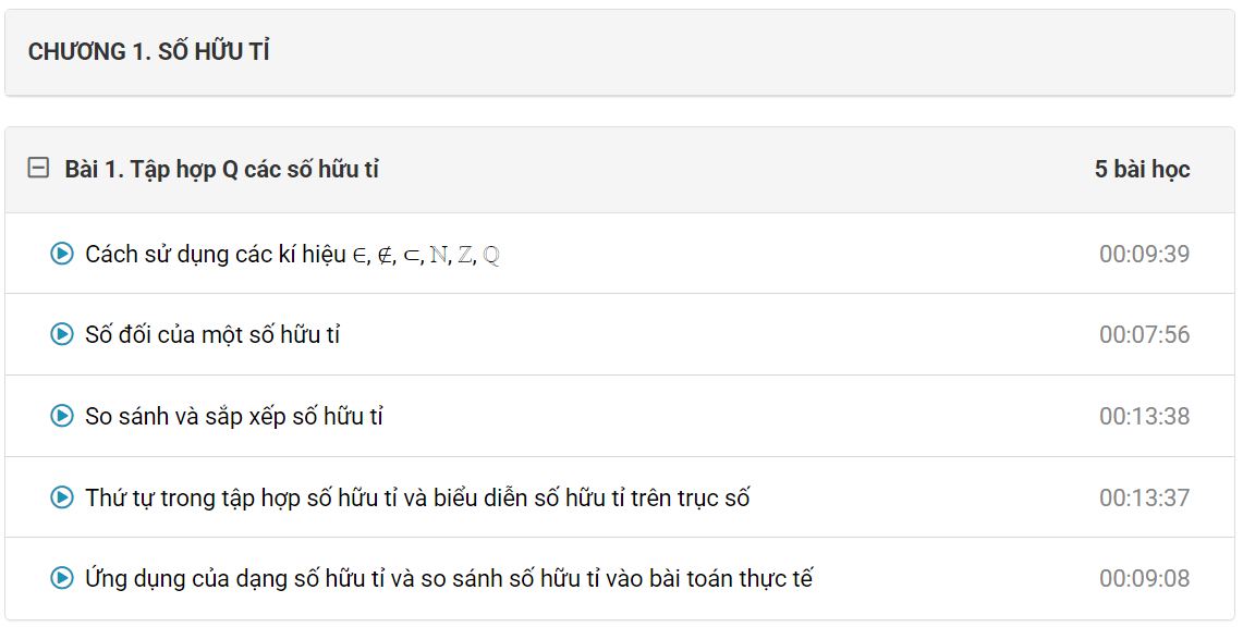 Khóa học online Toán 7 Cánh diều (hay nhất)