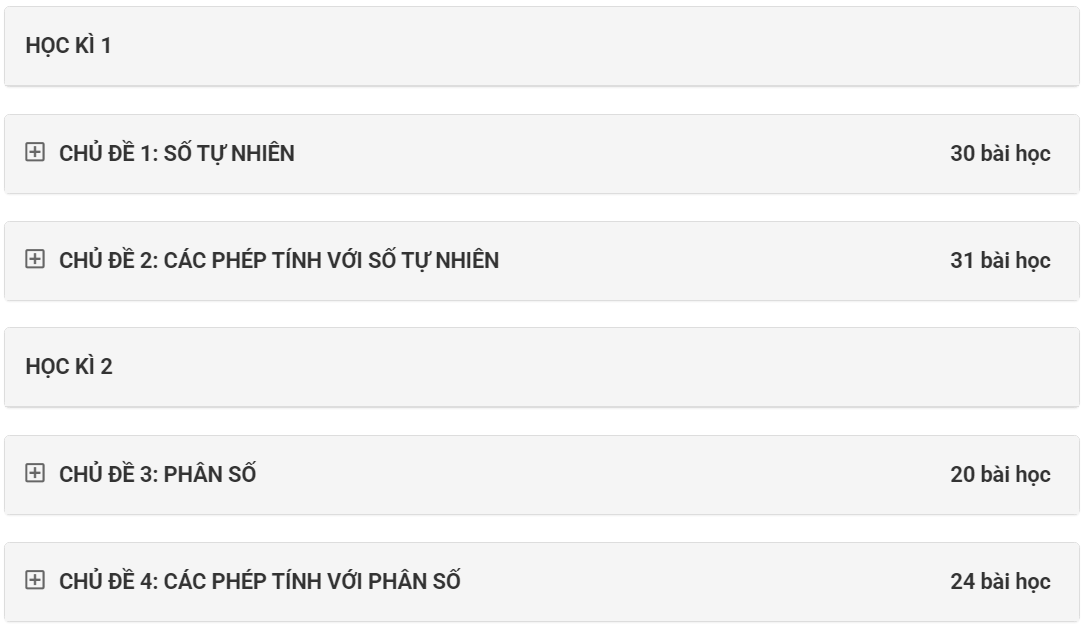 (Video) Khóa học online Toán lớp 4 Cánh diều (hay nhất)