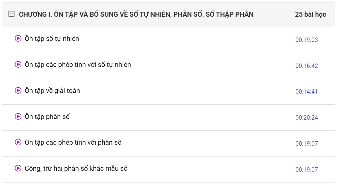 (Video) Khóa học online Toán lớp 5 Cánh diều (hay nhất)