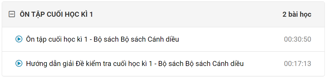 Khóa học online Văn 6 Cánh diều (hay nhất)